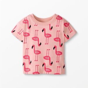 Hanna Andersson Pink Flamingo Short Sleeve Tee
